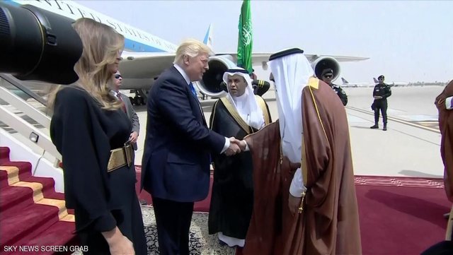 رئیس جمهور ایالات متحده وارد عربستان شد