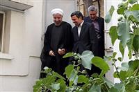 روحانی و احمدی نژاد در یک قاب