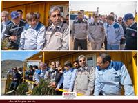 بازدید مدیرعامل فولاد مبارکه از معادن سنگ آهن سنگان
